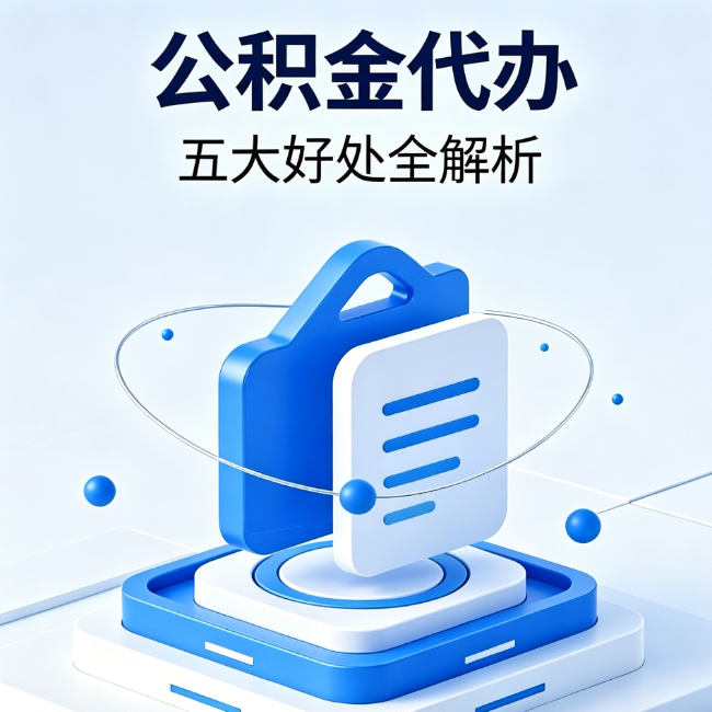 白银公积金代办到底值不值?这5大好处让你少走弯路